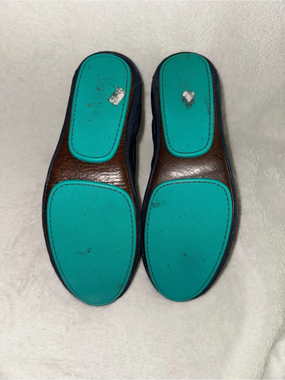 Tieks Classic Women's Navy Leather Ballet Flats